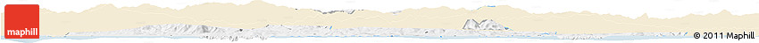 Classic Style Horizon Map of El Tarf, single color outside