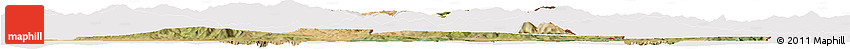 Satellite Horizon Map of El Tarf, cropped outside