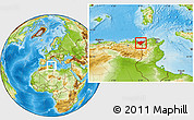 Physical Location Map of El Tarf