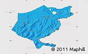 Political Map of El Tarf, cropped outside