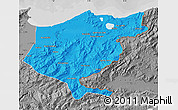 Political Map of El Tarf, desaturated