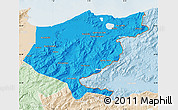 Political Map of El Tarf, lighten