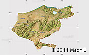 Satellite Map of El Tarf, cropped outside