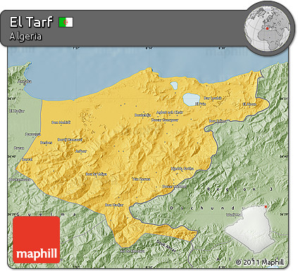 Savanna Style Map of El Tarf