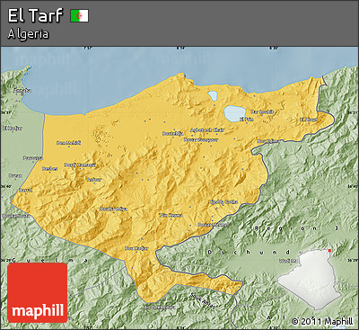 Savanna Style Map of El Tarf