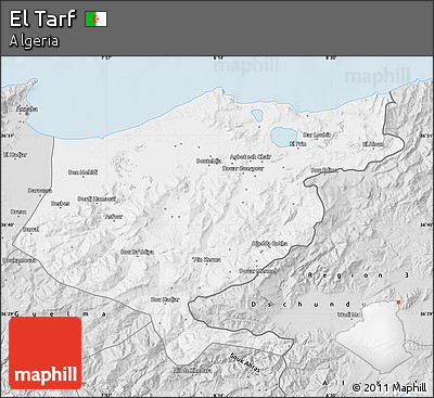 Silver Style Map of El Tarf