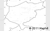 Blank Simple Map of El Tarf, no labels