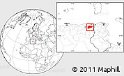 Blank Location Map of Guelma