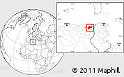 Blank Location Map of Guelma