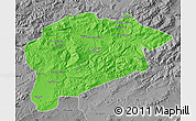 Political Map of Guelma, desaturated