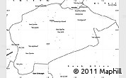 Blank Simple Map of Guelma