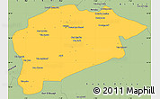 Savanna Style Simple Map of Guelma