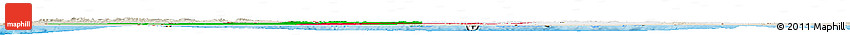 Flag Horizon Map of Algeria, shaded relief outside, bathymetry sea