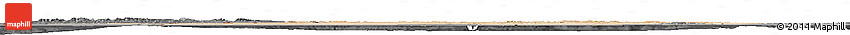 Satellite Horizon Map of Algeria, darken, desaturated