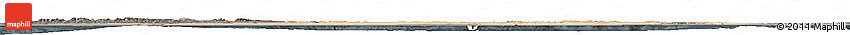 Satellite Horizon Map of Algeria, darken, semi-desaturated