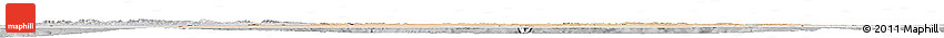Satellite Horizon Map of Algeria, lighten, desaturated