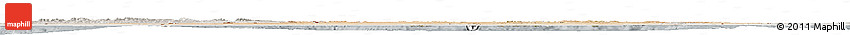 Satellite Horizon Map of Algeria, lighten, semi-desaturated
