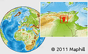 Physical Location Map of Khenchela