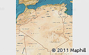 Satellite Map of Algeria