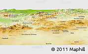 Physical Panoramic Map of Media