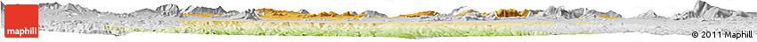 Physical Horizon Map of Mila, lighten, desaturated