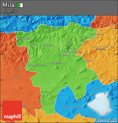 Political Map of Mila