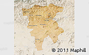 Satellite Map of Mila, lighten