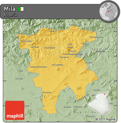 Savanna Style Map of Mila
