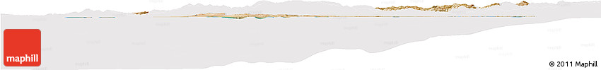 Satellite Horizon Map of Mostaghanem, cropped outside