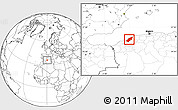 Blank Location Map of Mostaghanem