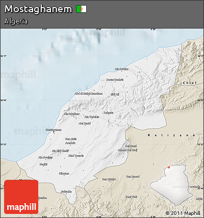 Classic Style Map of Mostaghanem