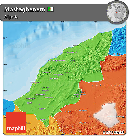 Political Map of Mostaghanem