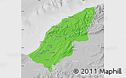 Political Map of Mostaghanem, lighten, desaturated