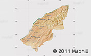 Satellite Map of Mostaghanem, cropped outside