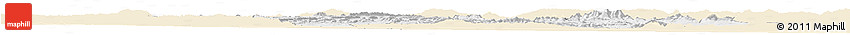 Classic Style Horizon Map of Msila, single color outside