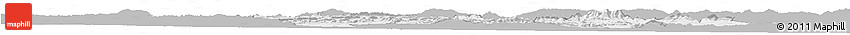 Gray Horizon Map of Msila, single color outside
