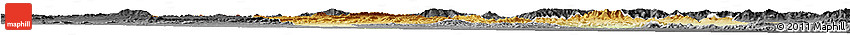 Physical Horizon Map of Msila, darken, desaturated