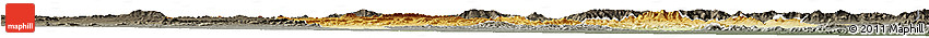 Physical Horizon Map of Msila, darken, semi-desaturated