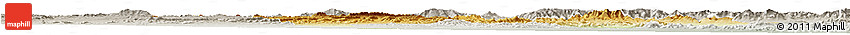 Physical Horizon Map of Msila, lighten, semi-desaturated