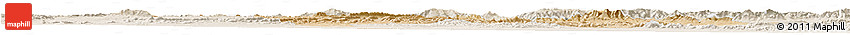 Satellite Horizon Map of Msila, lighten