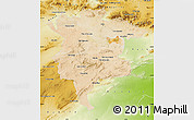 Satellite Map of Msila, physical outside