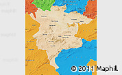 Satellite Map of Msila, political outside