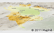 Physical Panoramic Map of Msila, lighten, semi-desaturated