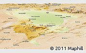 Physical Panoramic Map of Msila, satellite outside