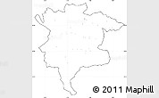 Blank Simple Map of Msila, cropped outside, no labels