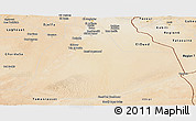 Satellite Panoramic Map of Ouargla