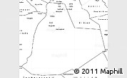 Blank Simple Map of Ouargla