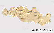 Satellite 3D Map of Oum El Bouaghi, cropped outside