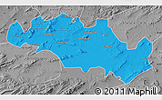 Political Map of Oum El Bouaghi, desaturated