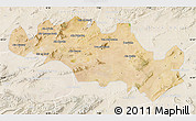 Satellite Map of Oum El Bouaghi, lighten